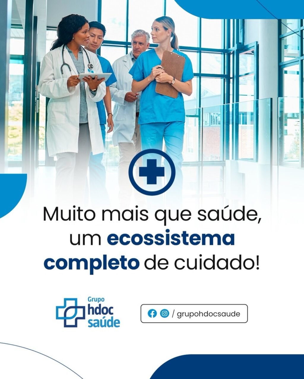 Instagram post from grupohdocsaude. This post is in position 1.